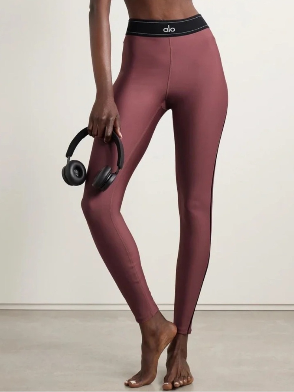 ALO Yoga Airlift High-Waist Suit Up Legging “Burgundy Truffle” Size Medium